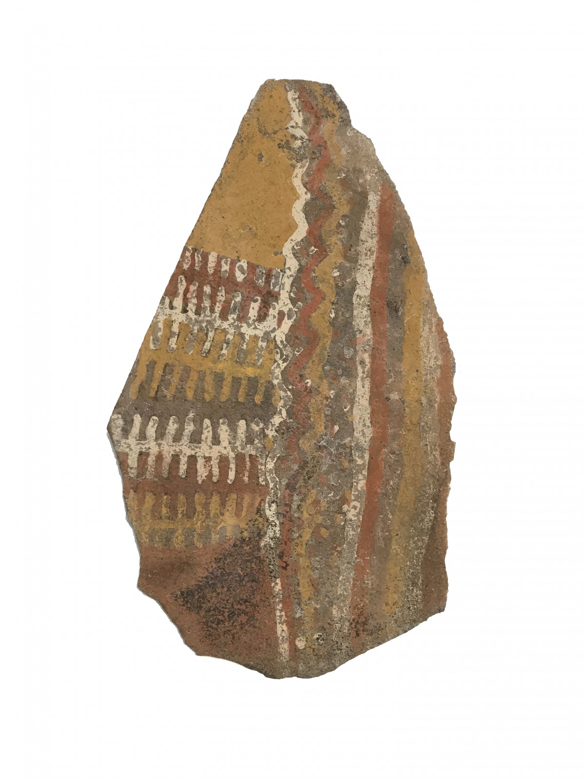 Painted Votive Stone 61 William Siegal Gallery William Siegal Gallery