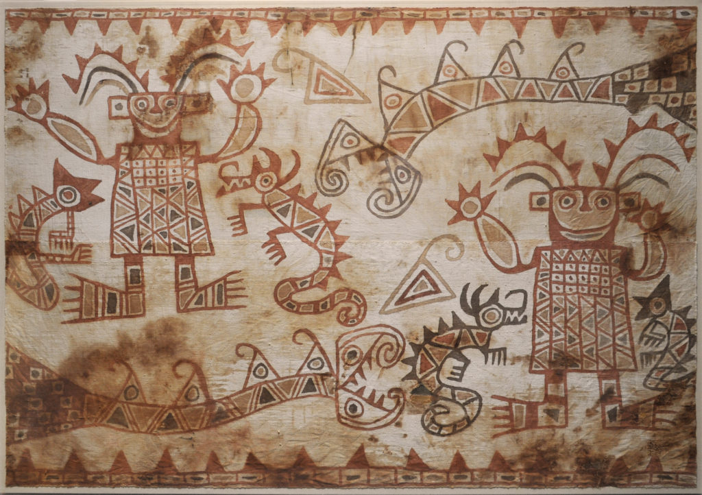 chancay painted dress