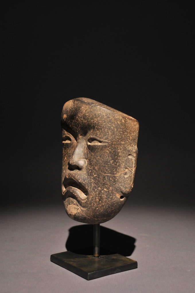 olmec stone mask